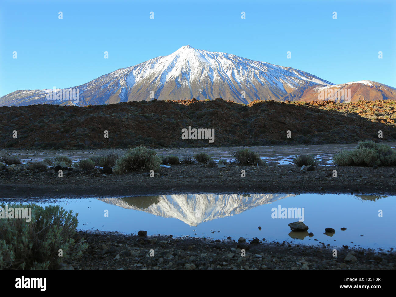 Scenic view of mount Teide, Tenerife, Canary Islands Stock Photo