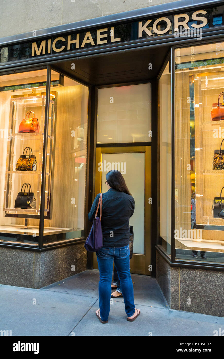 PRAGUE, CZECH REPUBLIC - CIRCA DECEMBER 2017: Store Front Of Michael Kors  Brand Store Stock Photo, Picture and Royalty Free Image. Image 93038312.