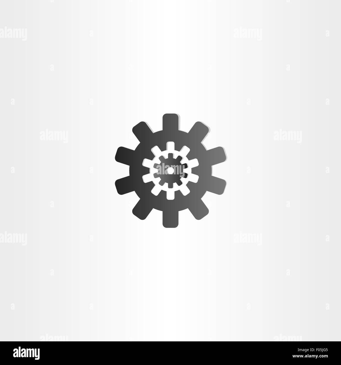 Black gear Stock Vector Images - Alamy