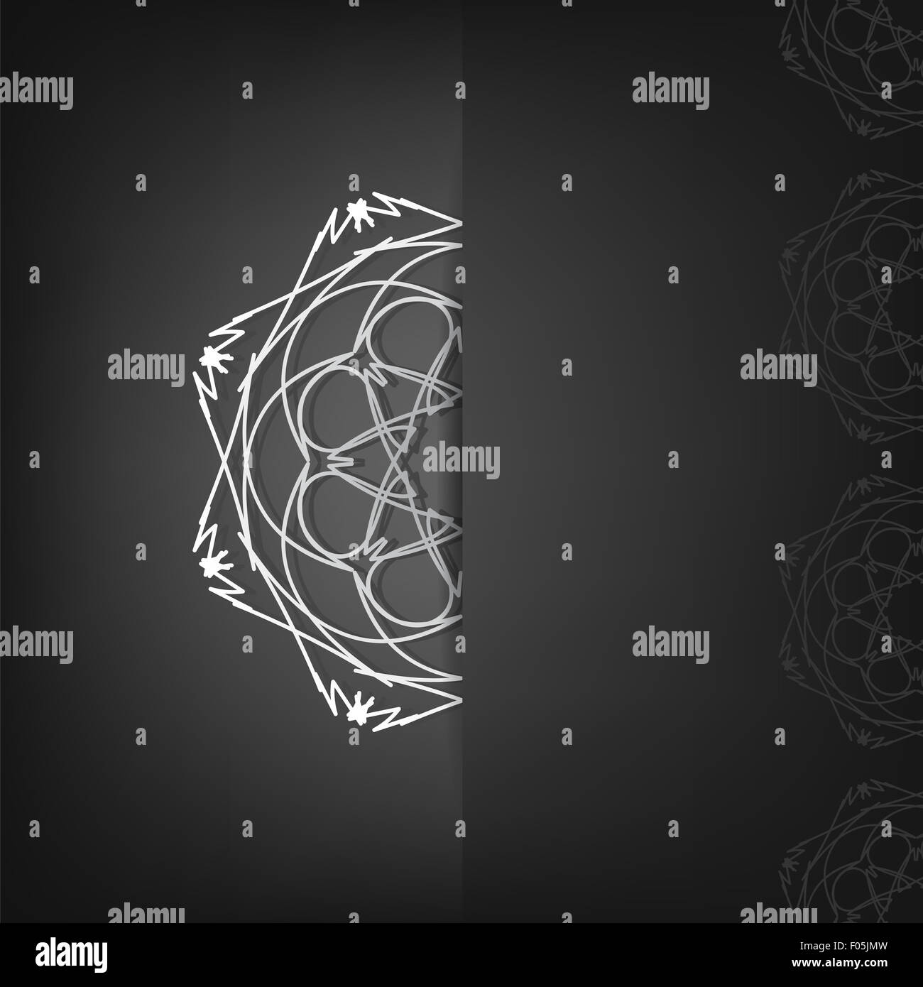 Spirograph background Black and White Stock Photos & Images - Alamy