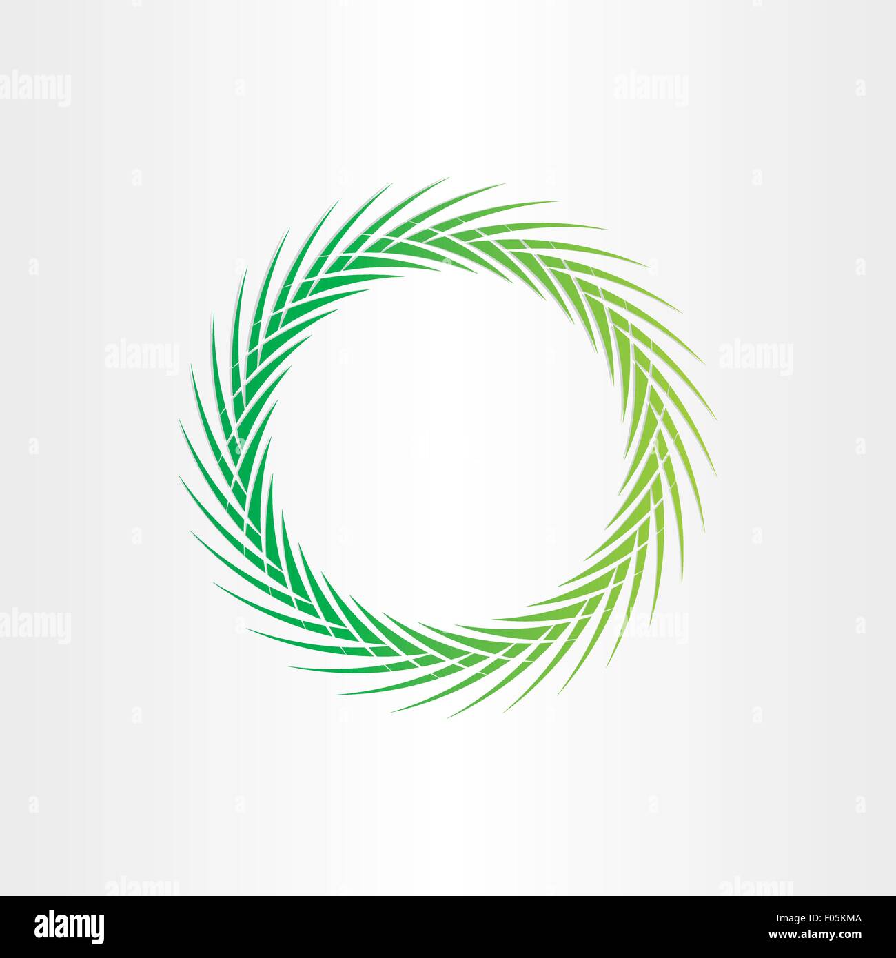 green abstract vector circle background design Stock Vector Image & Art ...