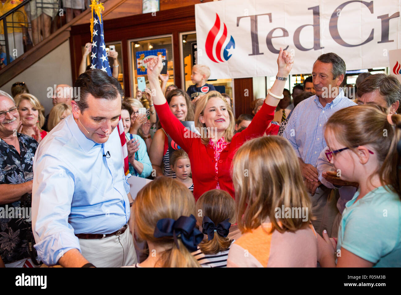 Campaigns wife heidi daughters hires stock photography and images Alamy