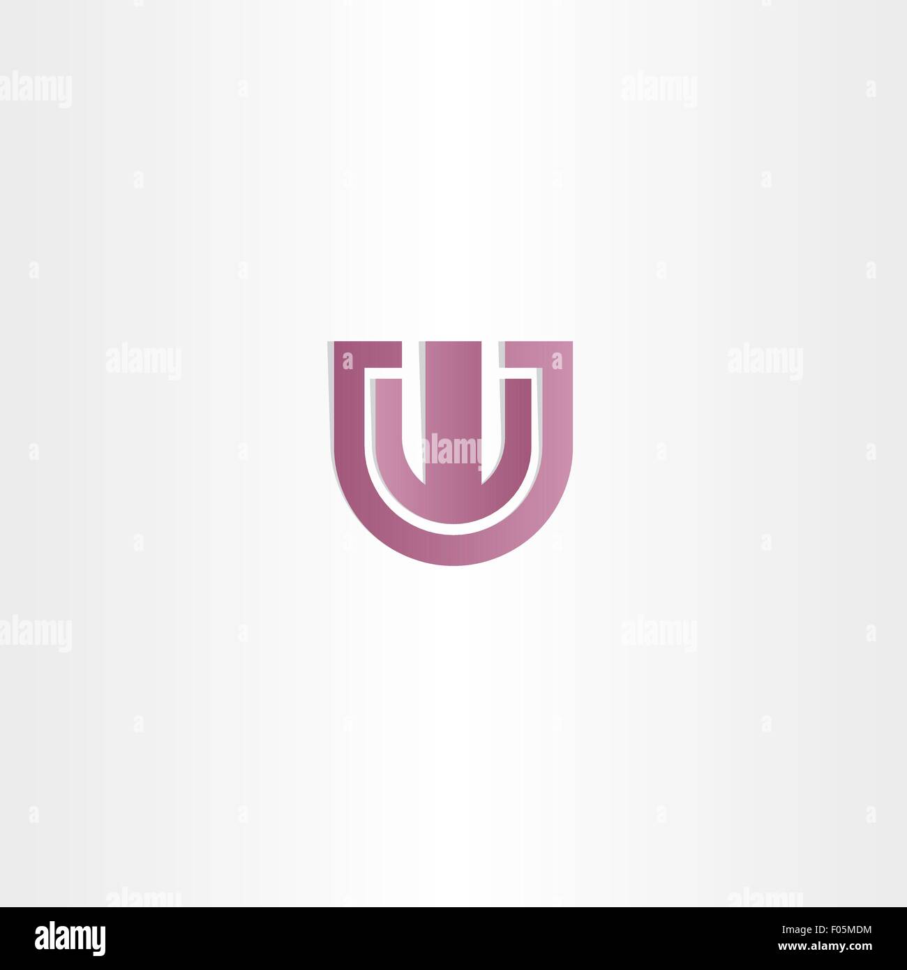 Purple w letter Stock Vector Images - Alamy