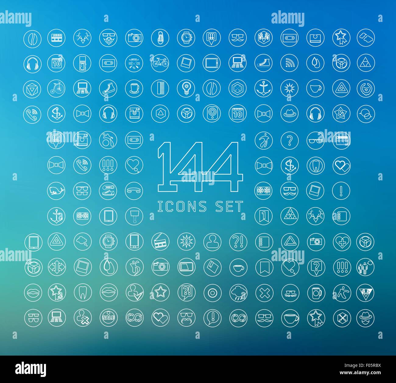 modern thin line icons for web and mobile Stock Vector Image & Art - Alamy