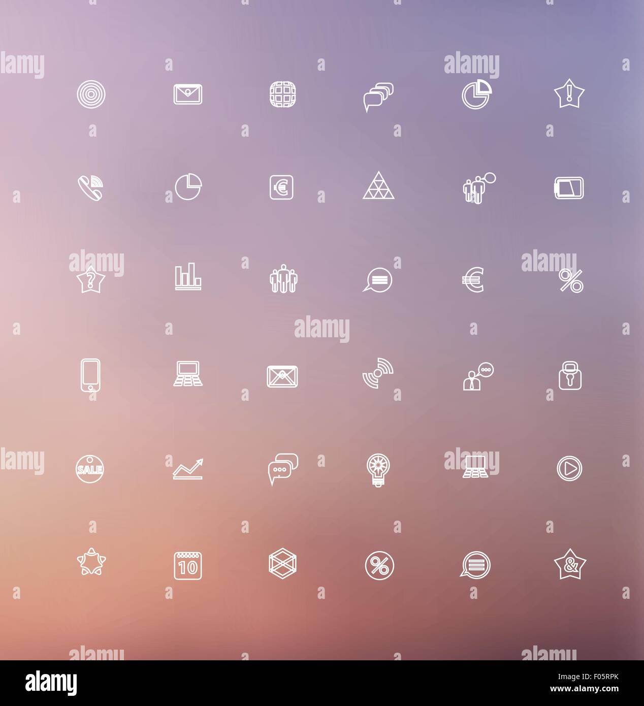 modern thin line icons for web and mobile Stock Vector Image & Art - Alamy