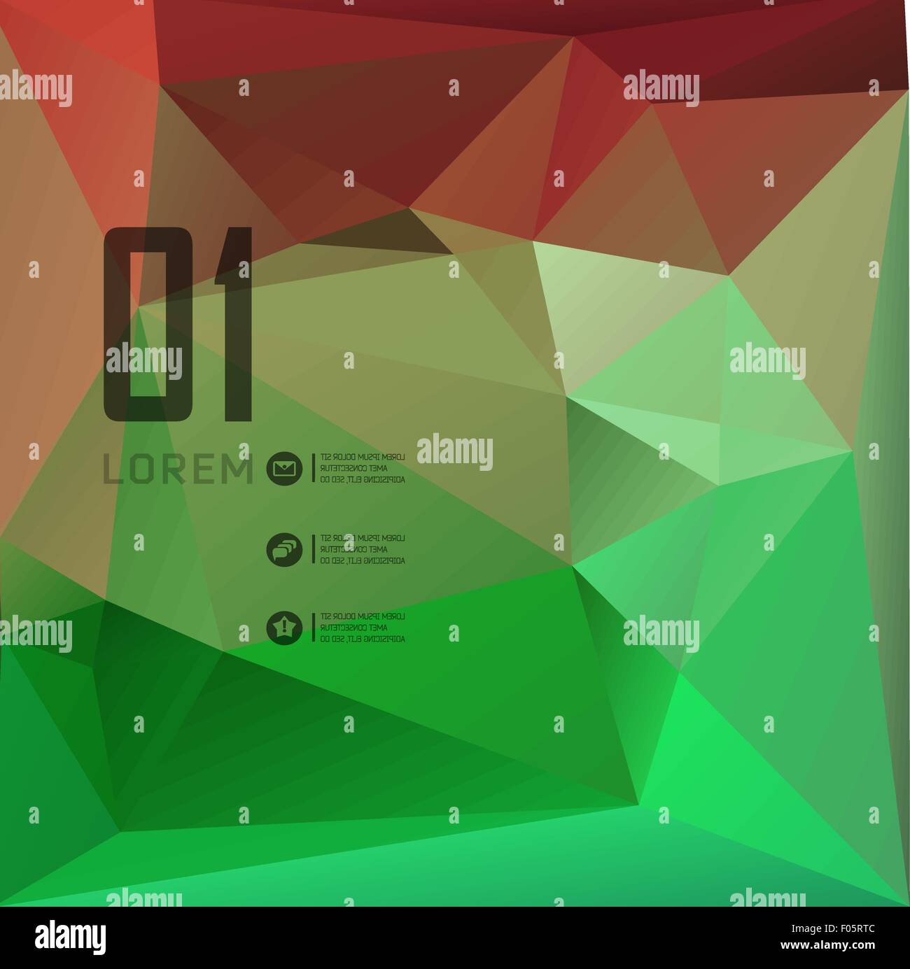 Abstract polygonal background. Triangles Stock Vector Image & Art - Alamy