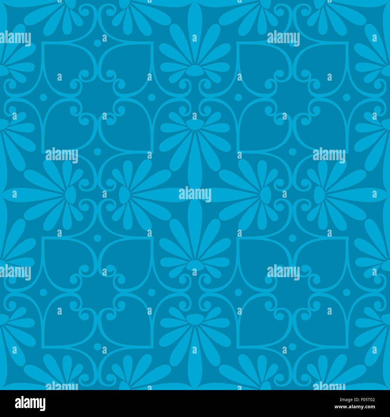 vector seamless floral ornament Stock Vector Image & Art - Alamy
