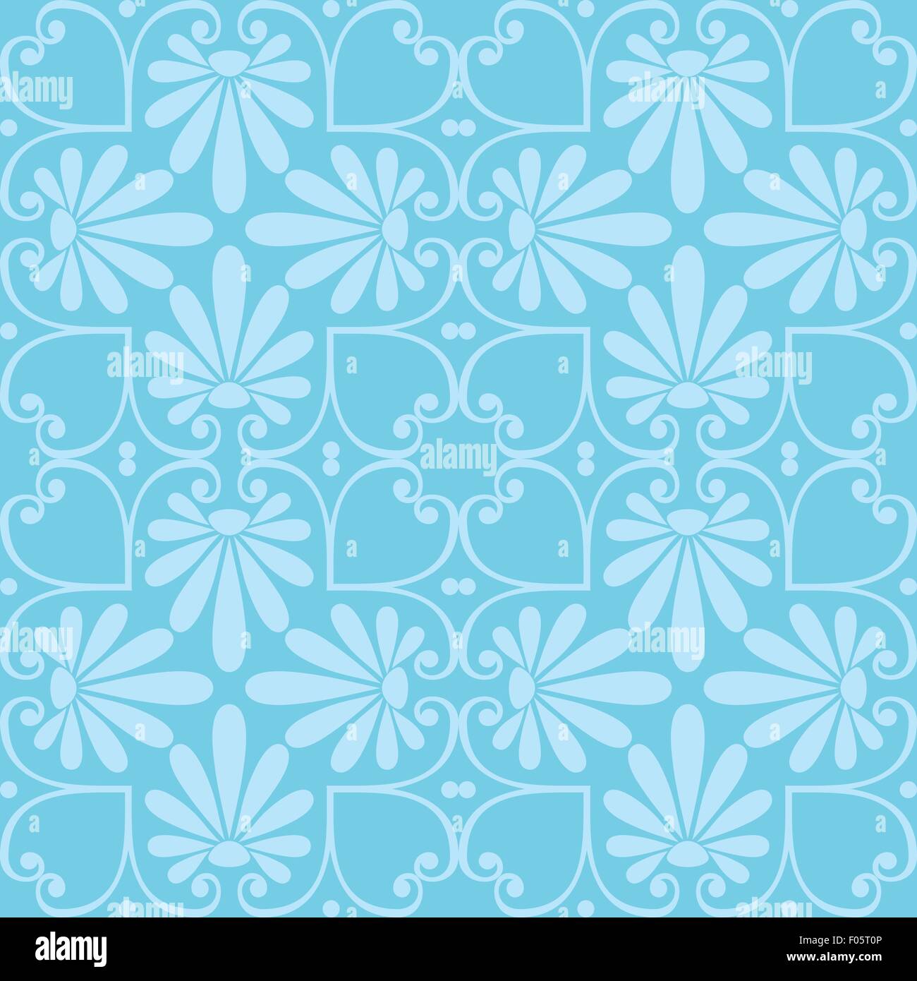vector seamless floral ornament Stock Vector Image & Art - Alamy