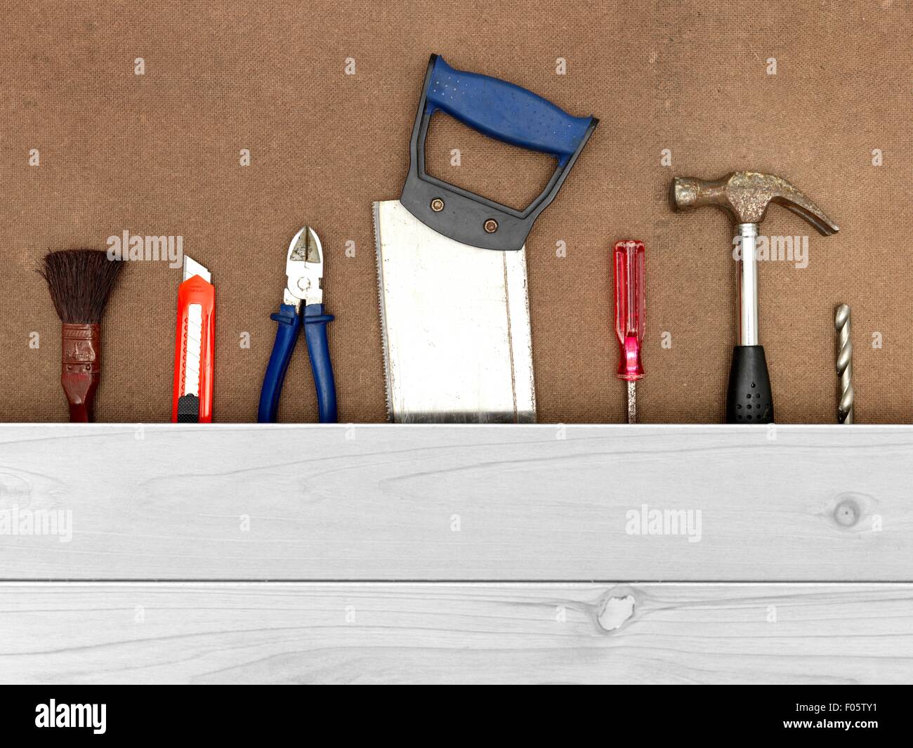 A close up shot of a workshop background Stock Photo - Alamy