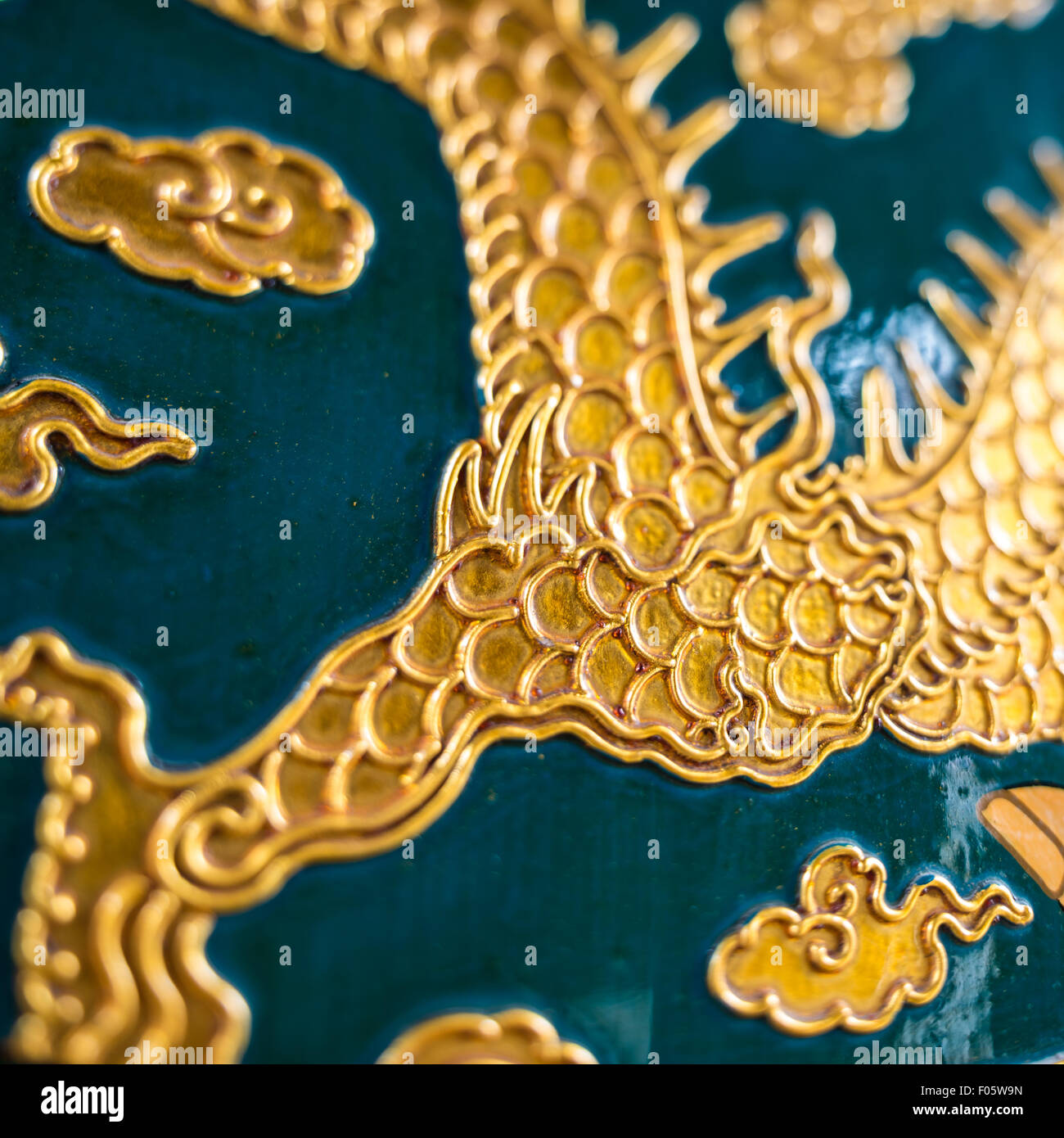 Golden dragon scale background texture surface decoration on the wall Stock Photo Alamy