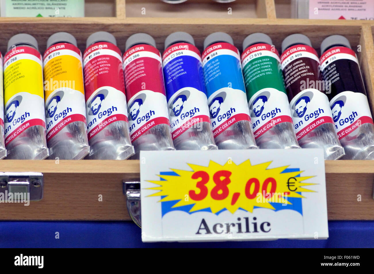Acrylic Paint tubes Stock Photo Alamy