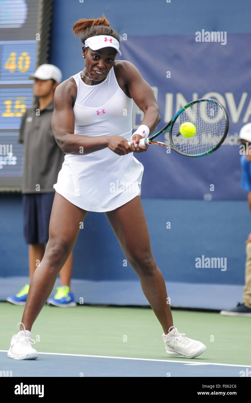 Washington, D.C, USA. 7th Aug, 2015. SLOANE STEPHENS of the United