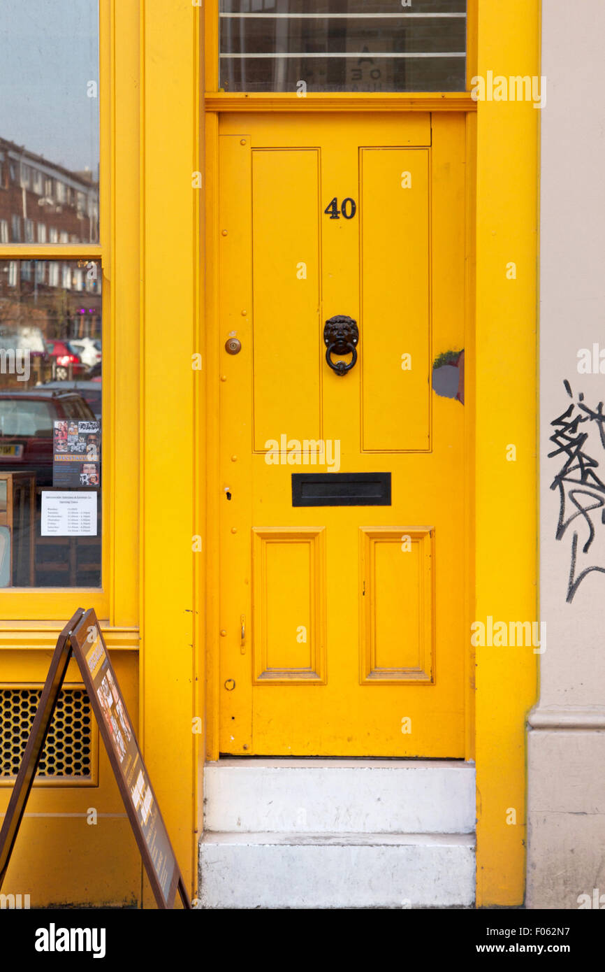 'Bright yellow Door' Stock Photo