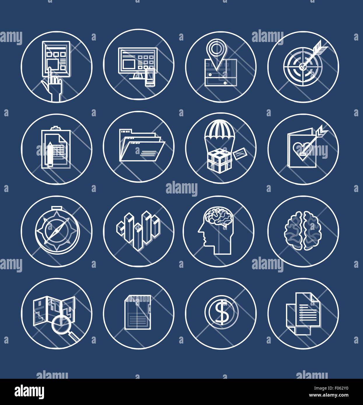 modern thin line icons for web and mobile Stock Vector Image & Art - Alamy