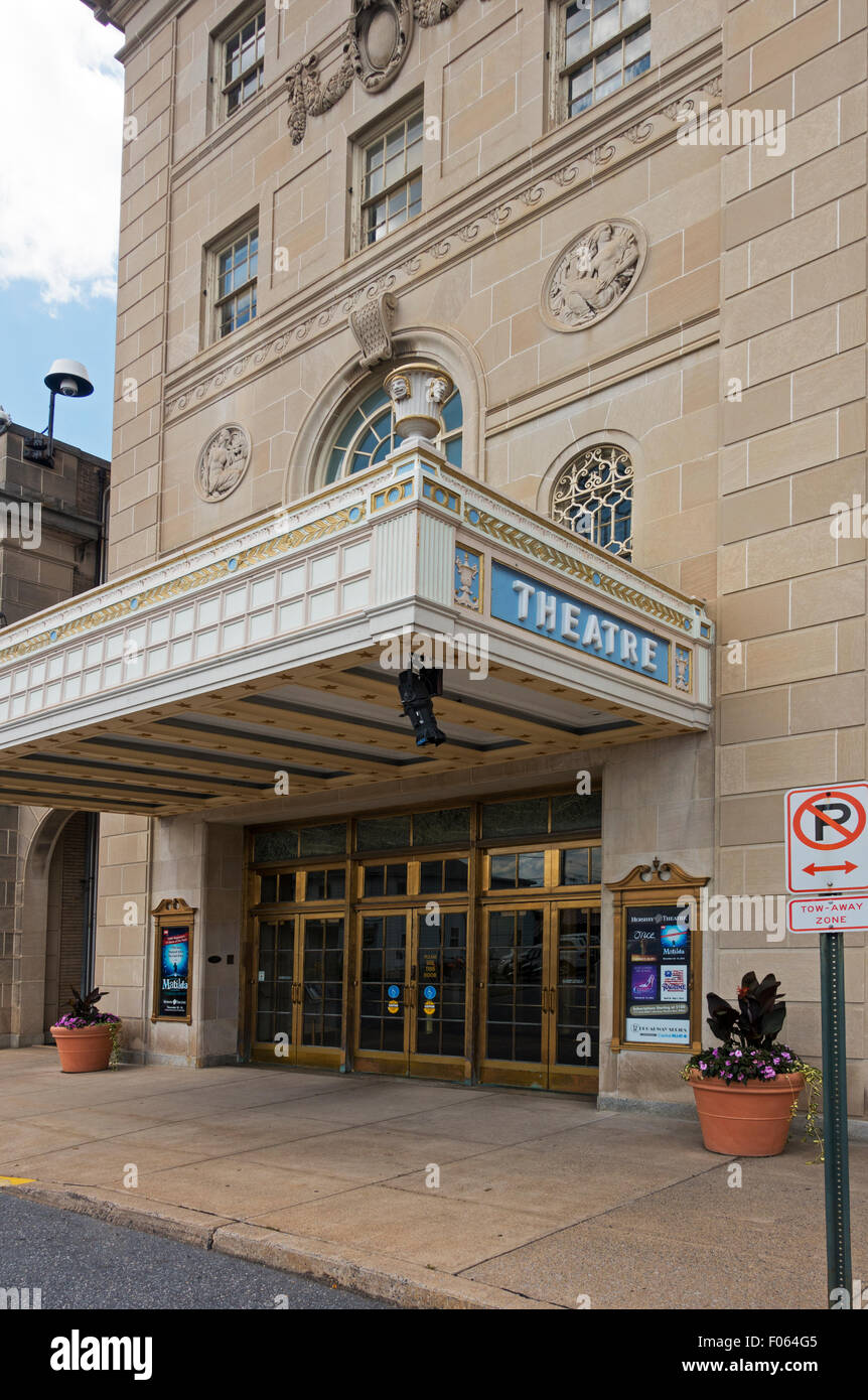 Hershey theatre in Hershey PA Stock Photo Alamy