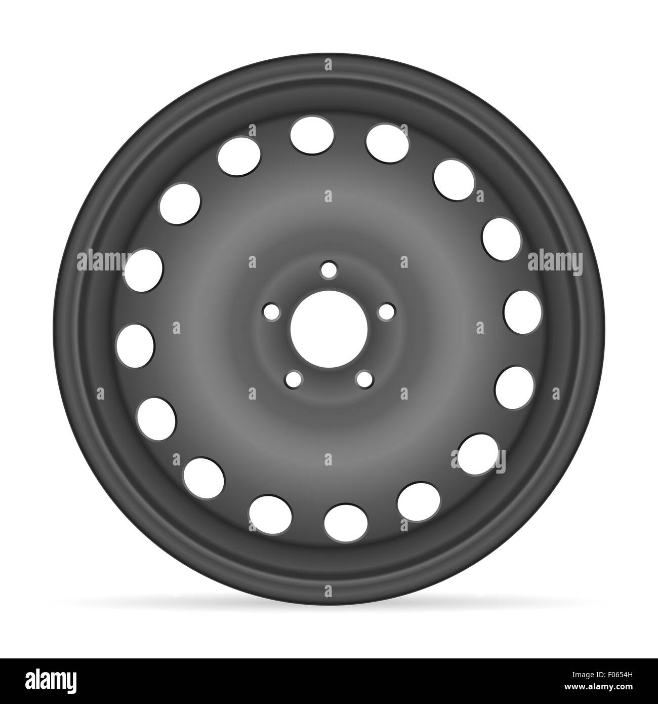 Wheel rim on a white background Stock Photo Alamy