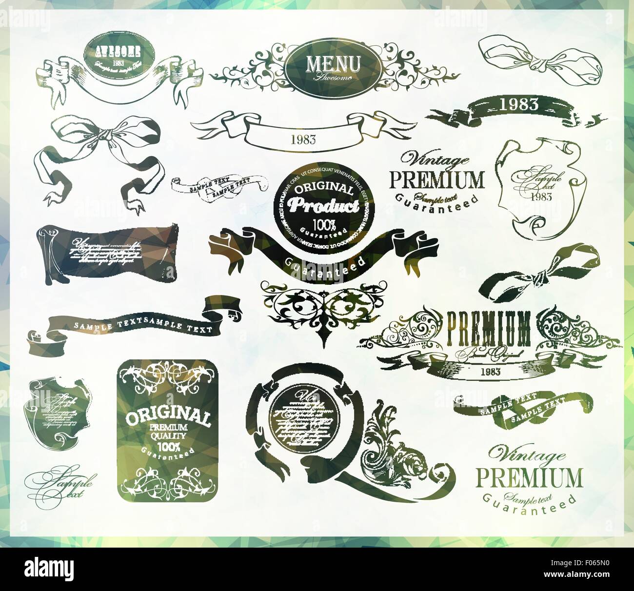 calligraphic design elements Stock Vector Image & Art - Alamy