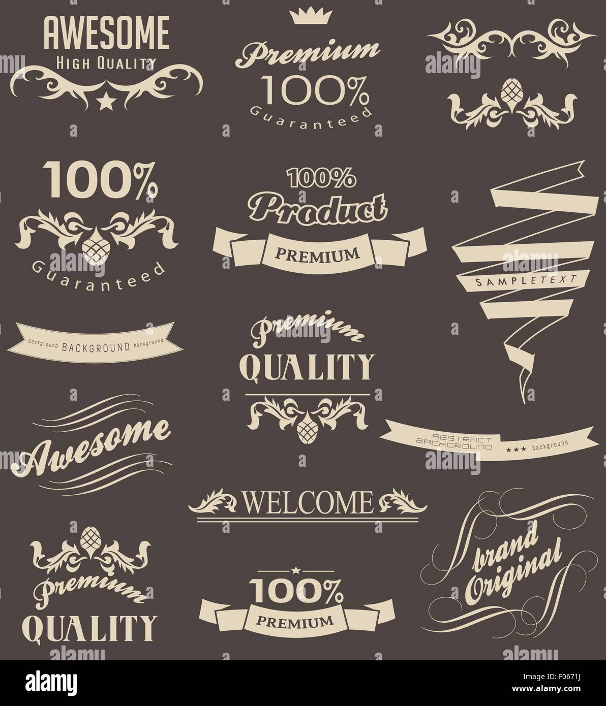 calligraphic design elements Stock Vector Image & Art - Alamy