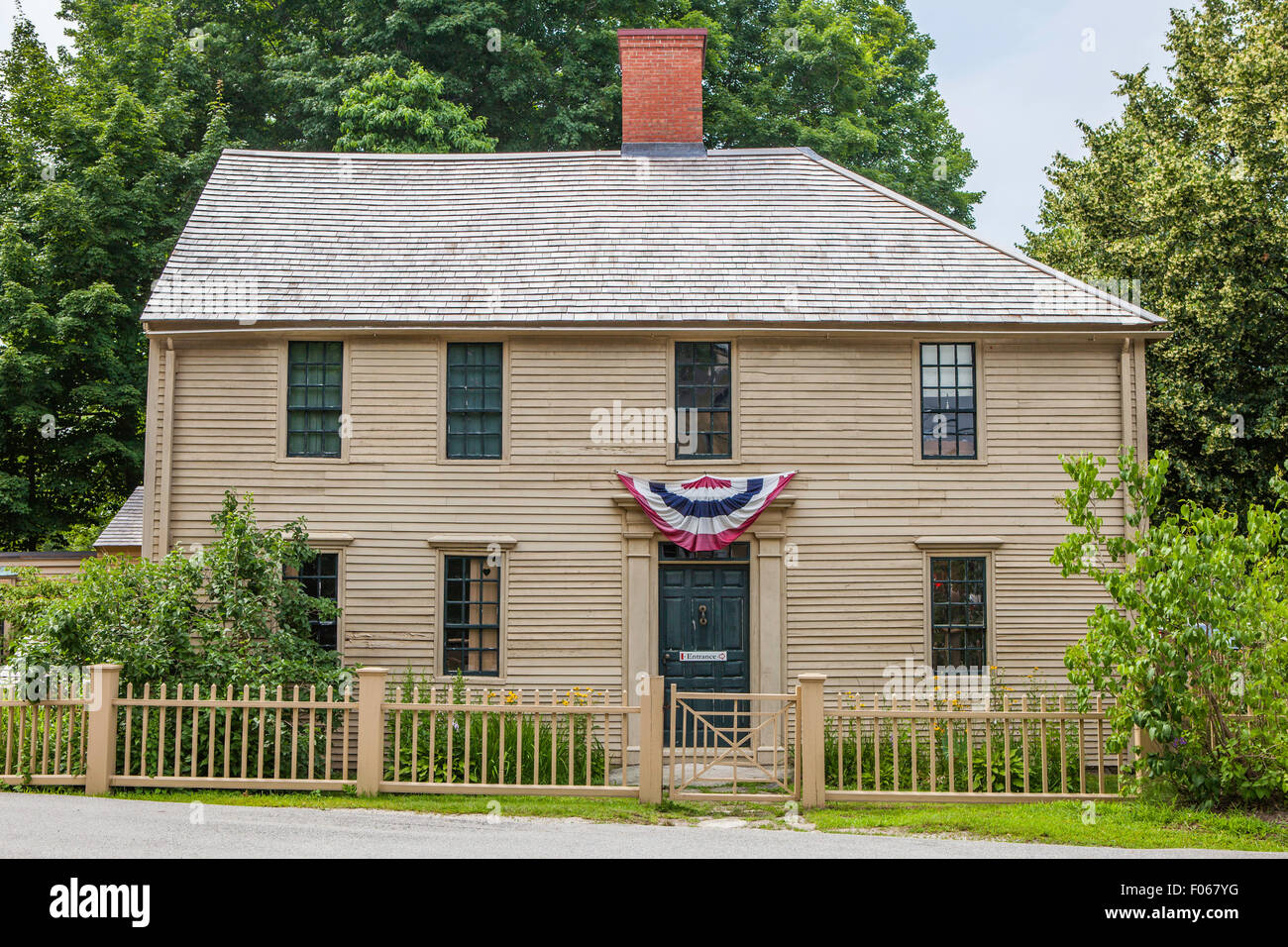Emerson Wilcox House, York, Maine Stock Photo Alamy
