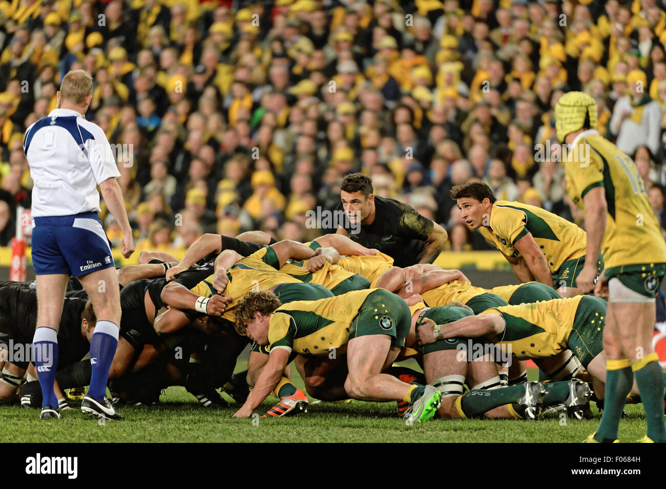 Sydney, Australia. 8th Aug, 2015. Action during the Rugby Championship ...