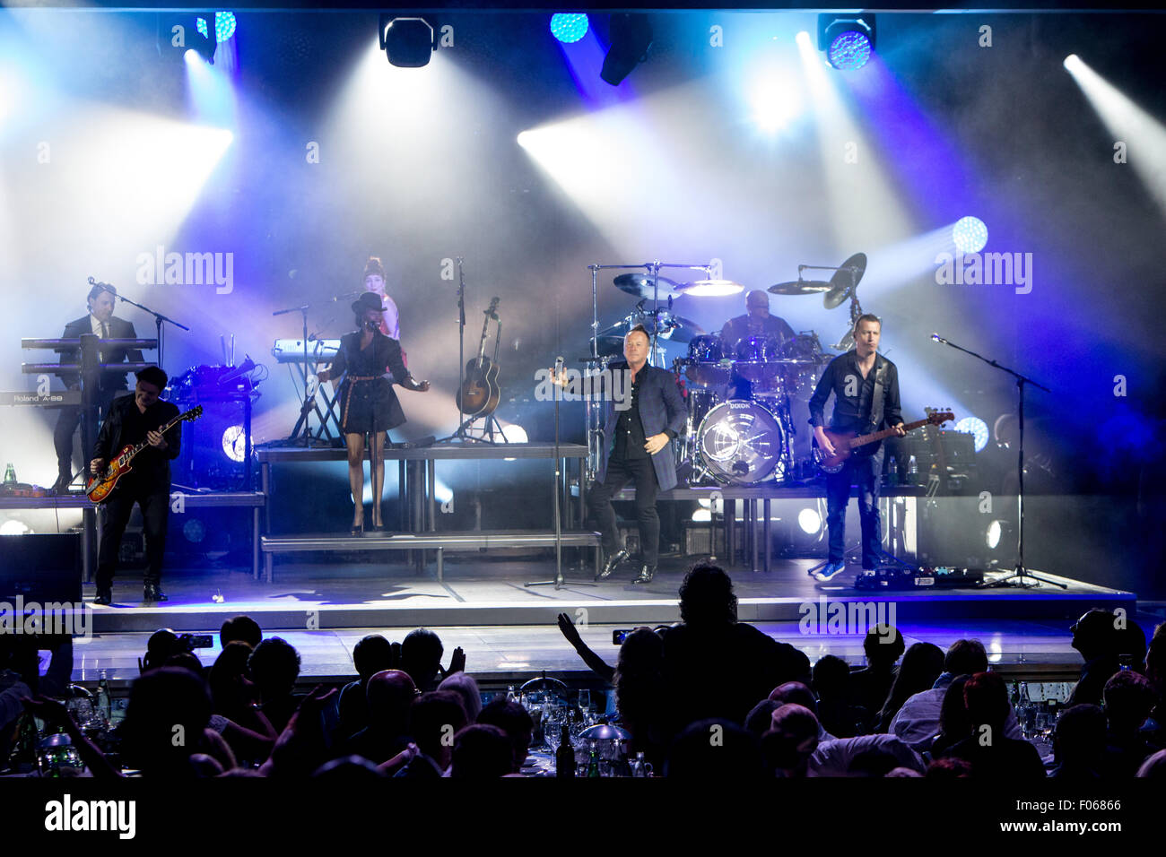 MonteCarlo Monaco. 30th July 2015. The Scottish rock band SIMPLE MINDS ...