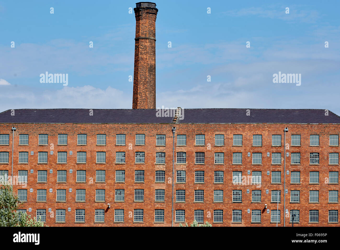 Grade two listed Old Mill, completed in 1798  is the oldest surviving cotton mill in Mancheste part of Murray Mills in New Islin Stock Photo