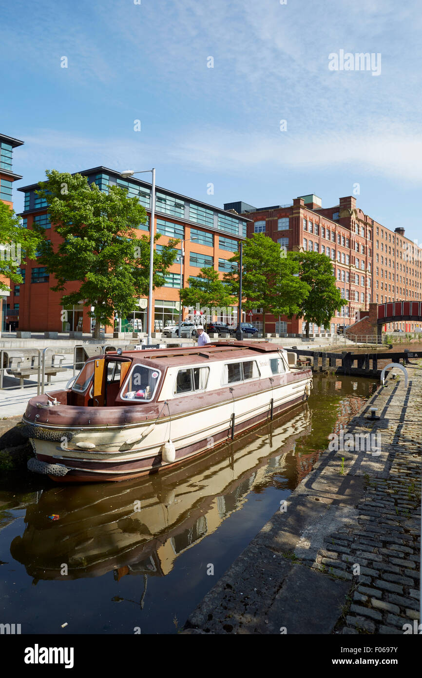 Constructed in 1912 Royal Mills in New Islington, Manchester, England. Historically part of Ancoats, the building is part of an Stock Photo