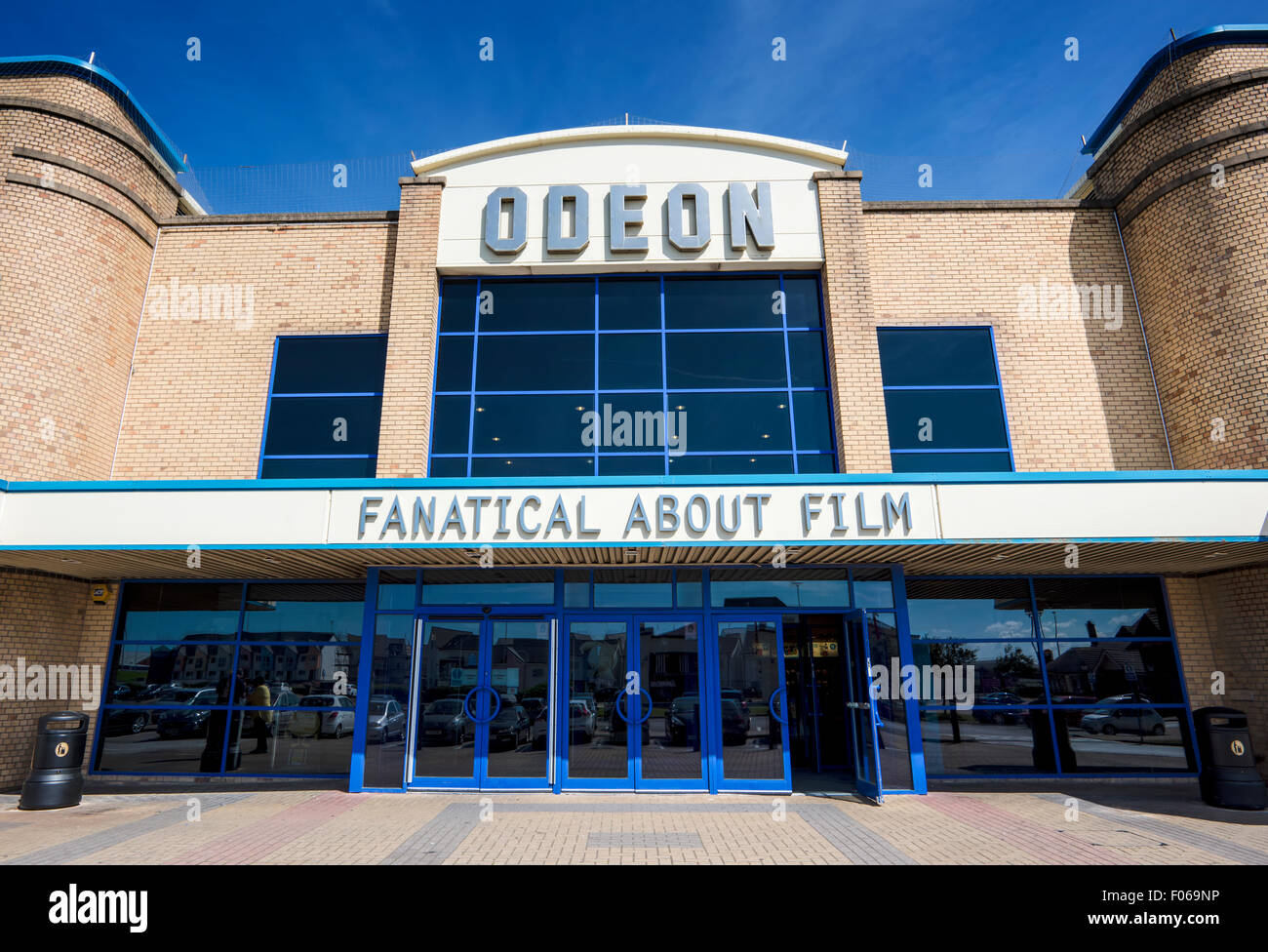 Outside of an Odeon Multiplex Cinema complex in Blackpool, Lancashire, UK Stock Photo