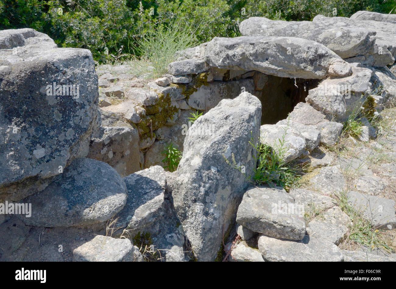 Arzachena, Gallura, Sardinia, Italy:Tombe dei Giganti of Coddu Vecchiu ...