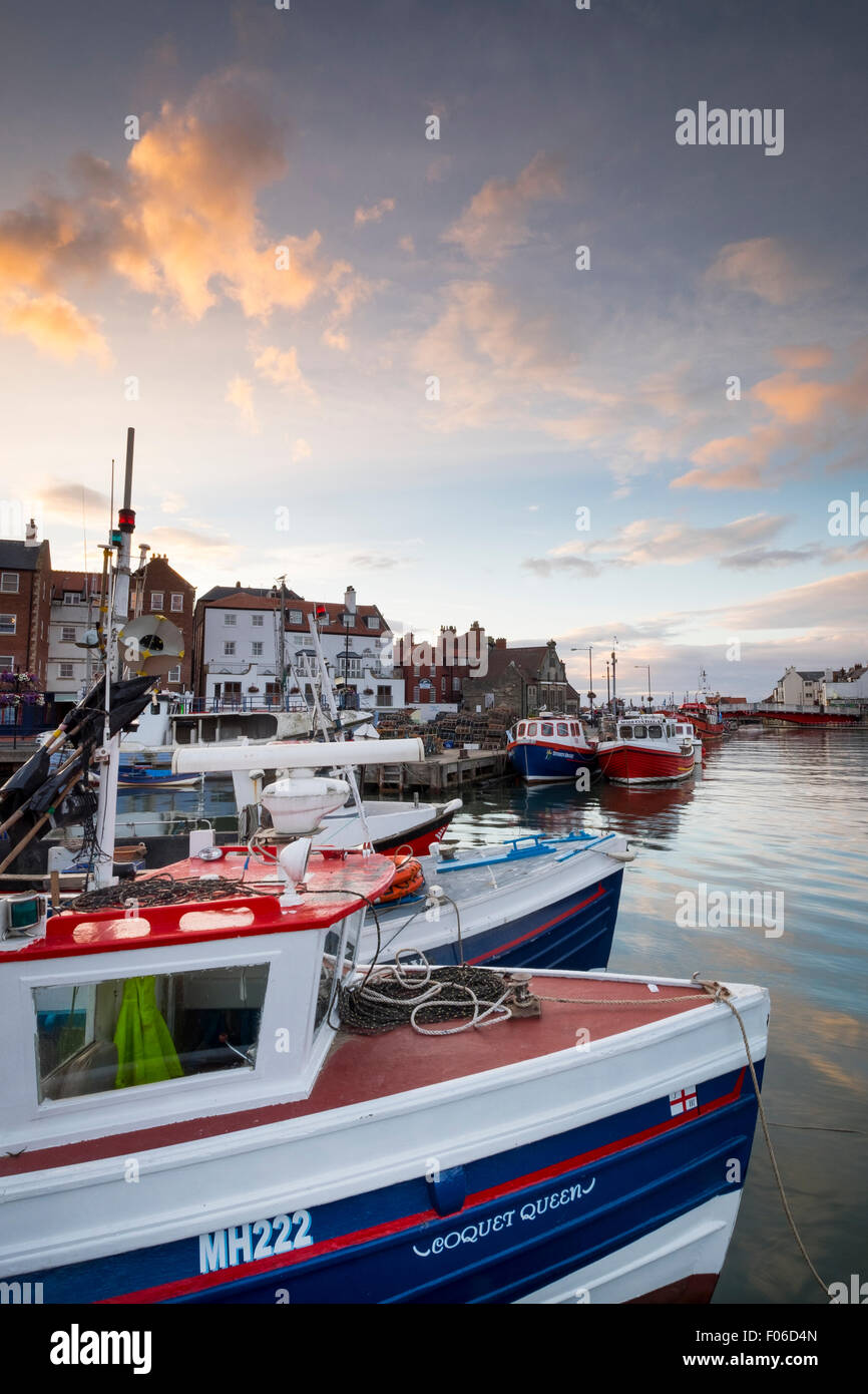 Whitby Harbour, Whitby, Yorkshire, UK Stock Photo