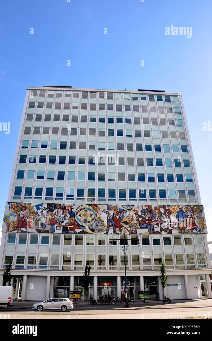 Haus Des Lehrers In Alexanderplatz Berlin Stock Photo 86194709