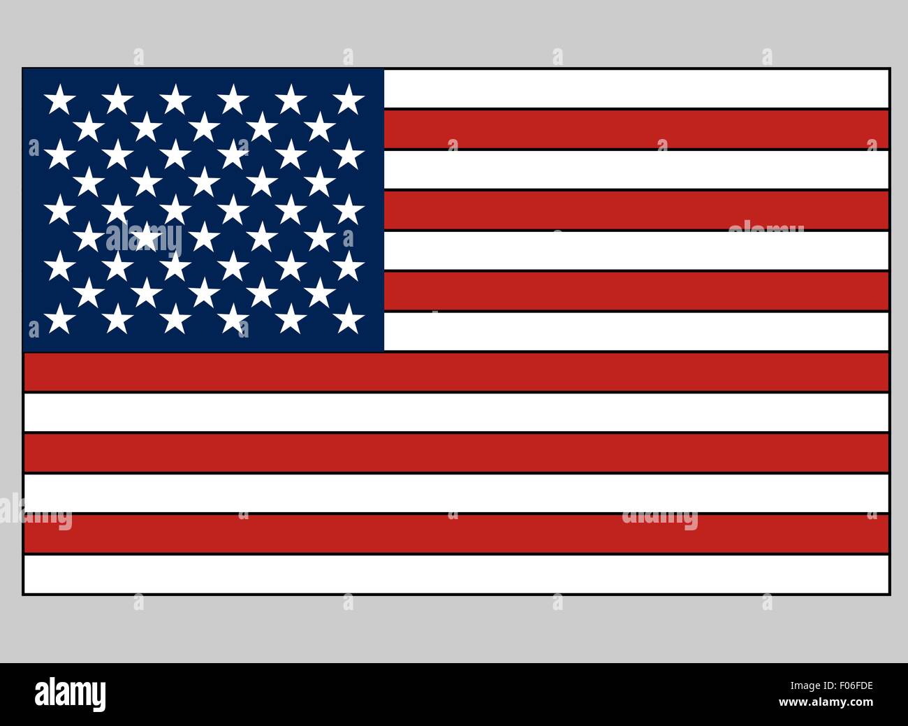 vector image of american flag Stock Vector Image & Art - Alamy