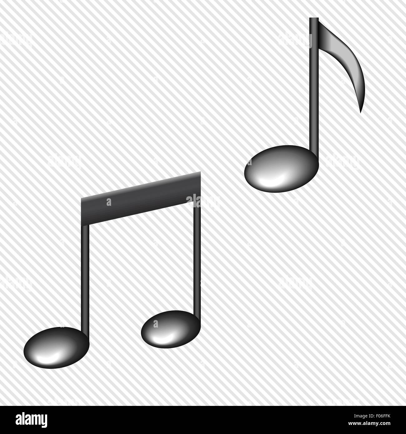 Illustration of a black notes isolated on white background VECTOR Stock ...
