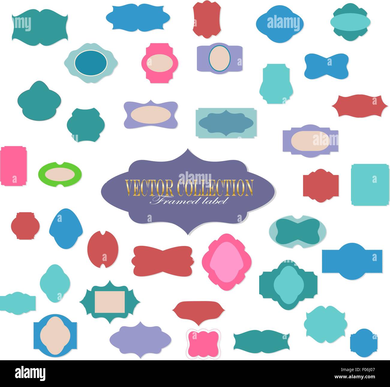 Vector set vintage retro labels Stock Vector Image & Art - Alamy