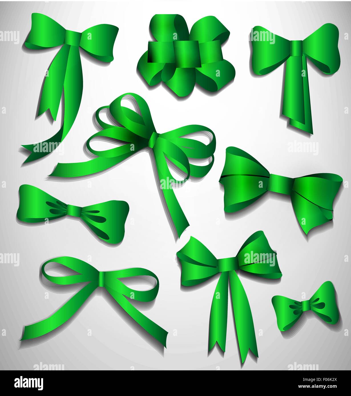 Vector bow collection Stock Vector Image & Art - Alamy