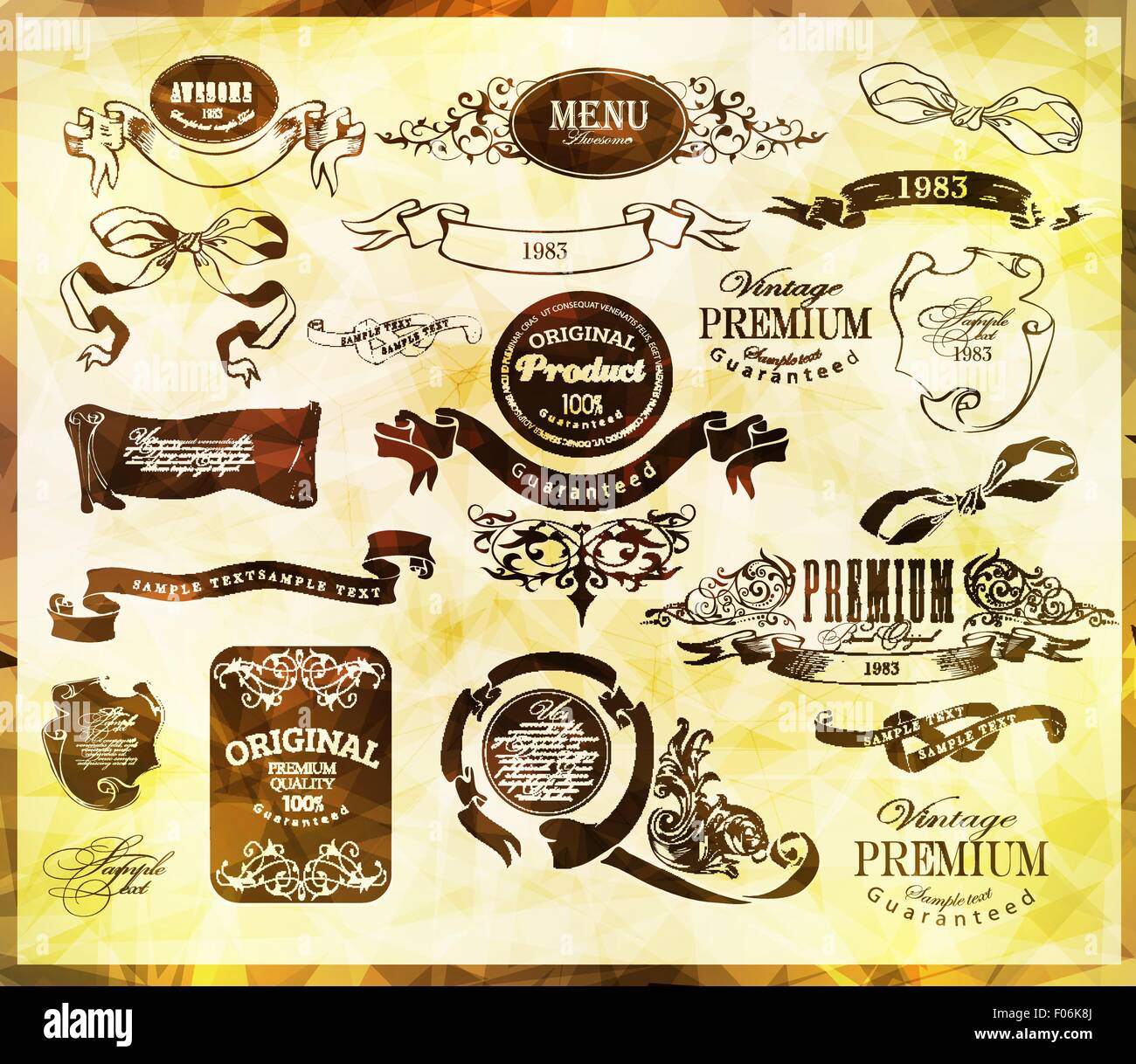calligraphic design elements Stock Vector Image & Art - Alamy