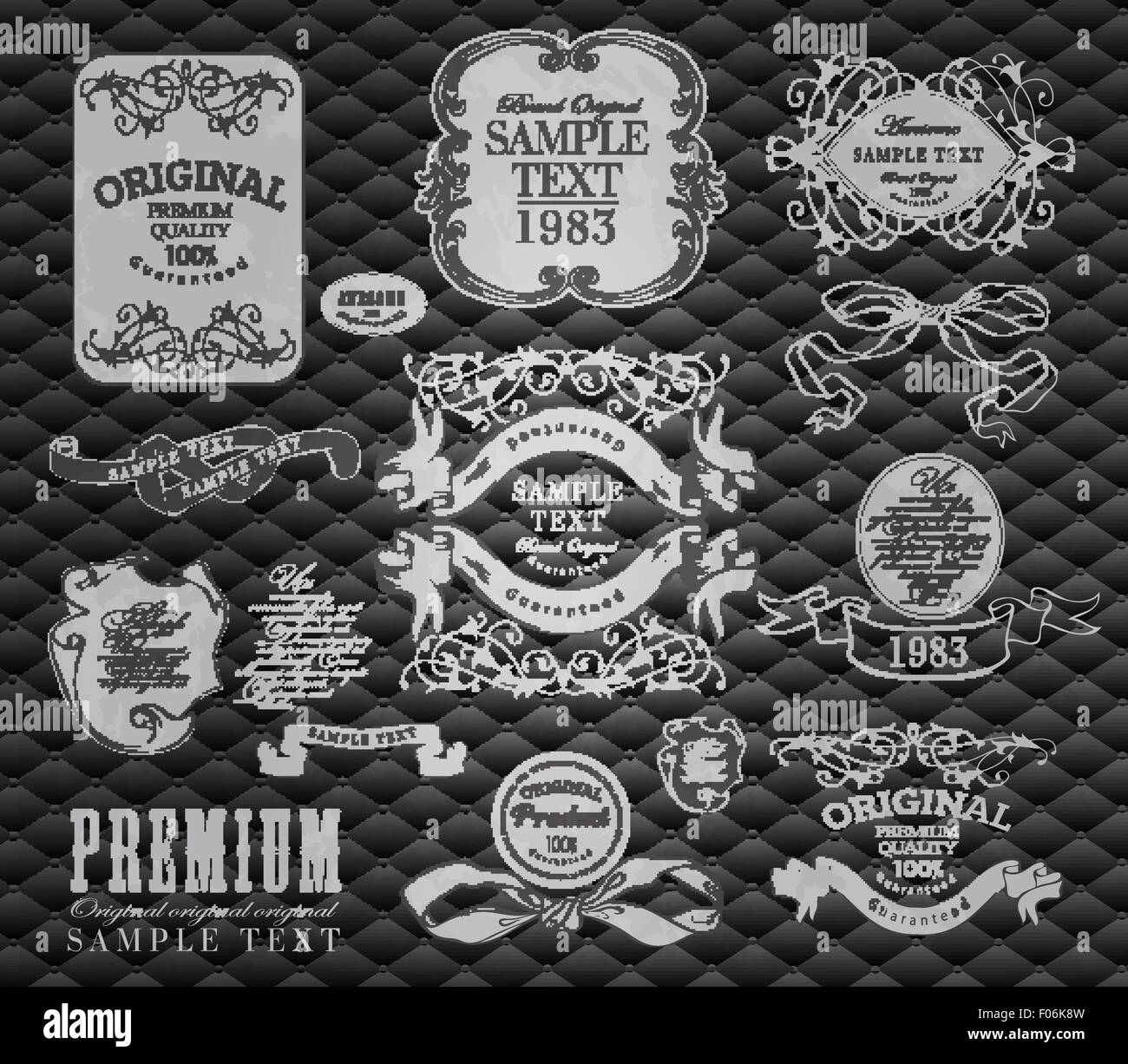 calligraphic design elements Stock Vector Image & Art - Alamy
