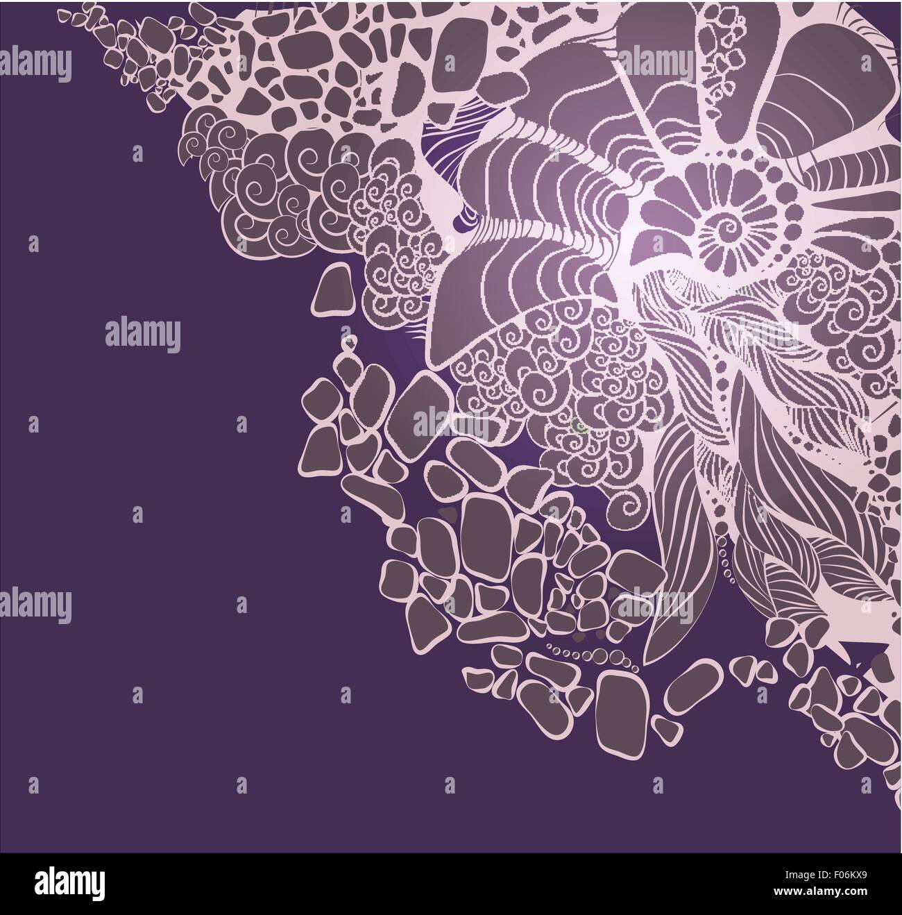 Floral abstract background. Design template Stock Vector Image & Art