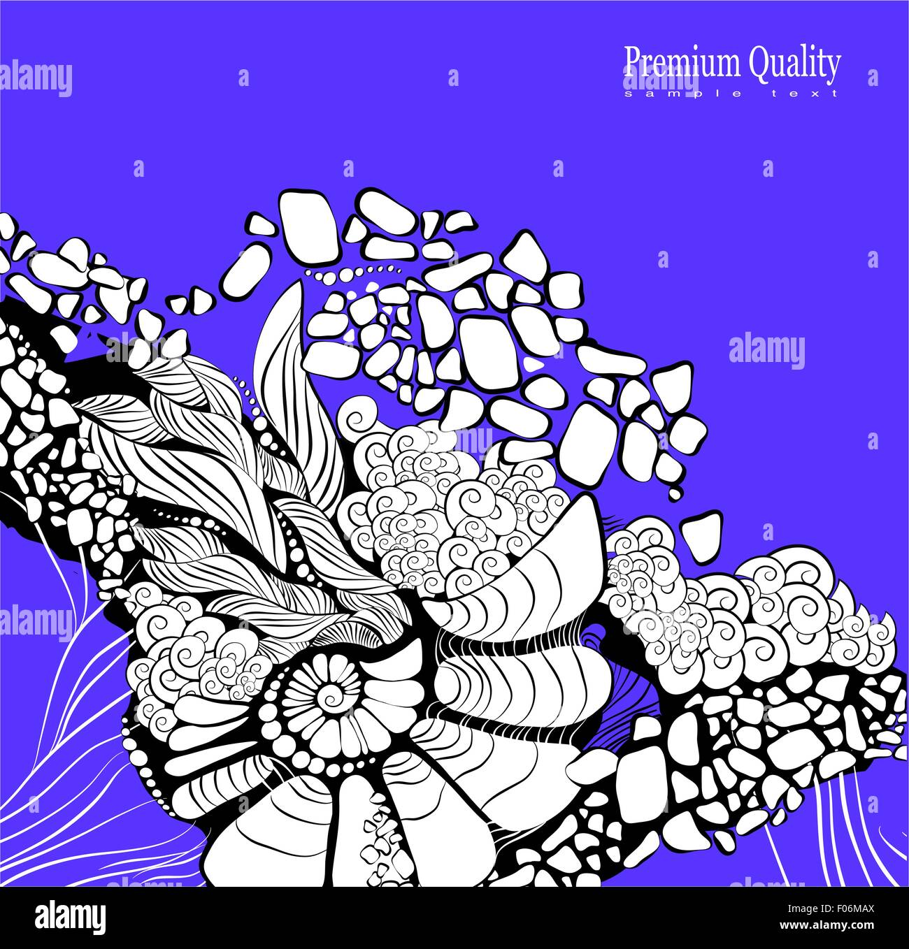 Floral abstract background. Design template Stock Vector Image & Art