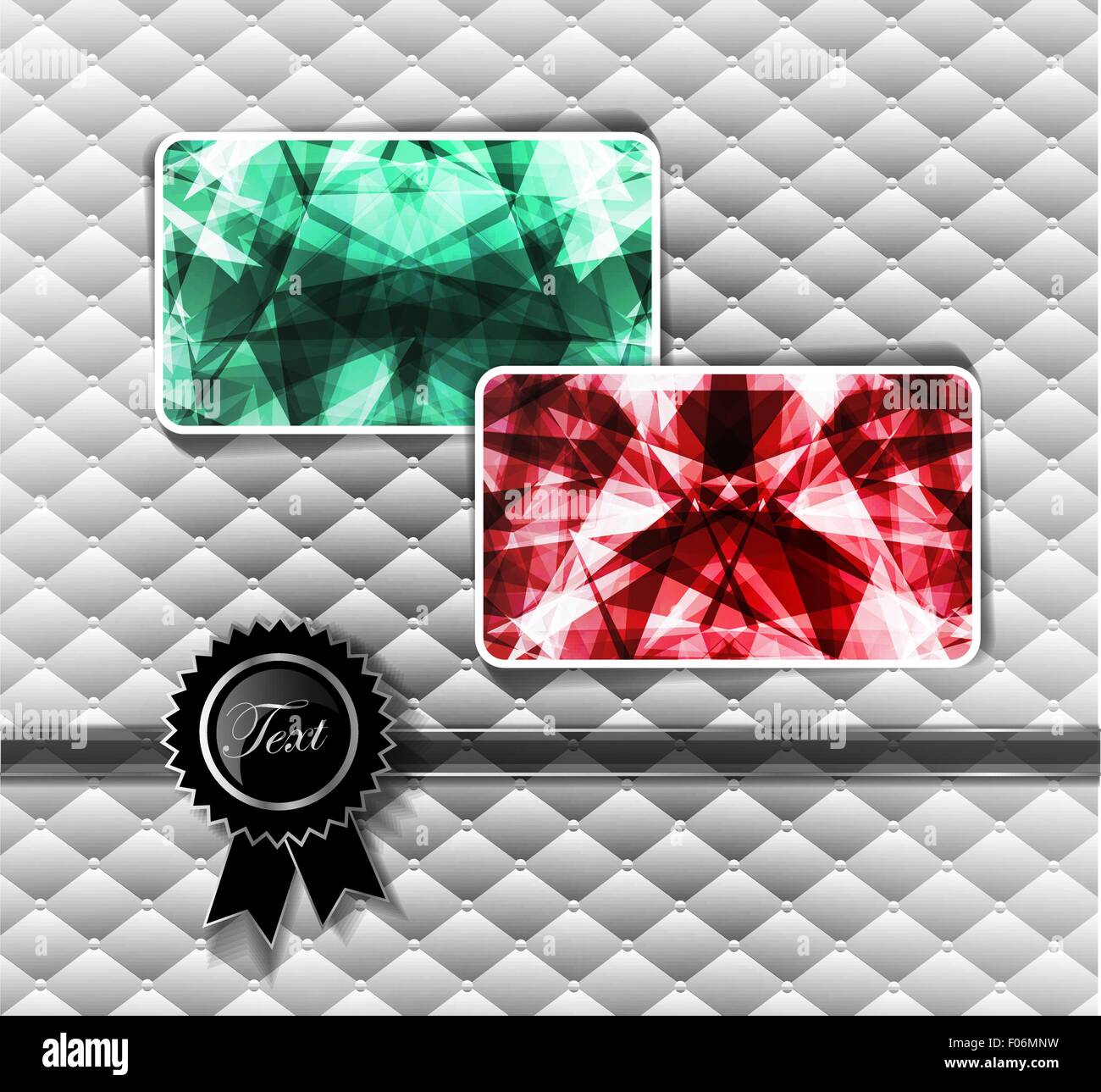 Diamond business cards. Vector illustration Stock Vector Image & Art