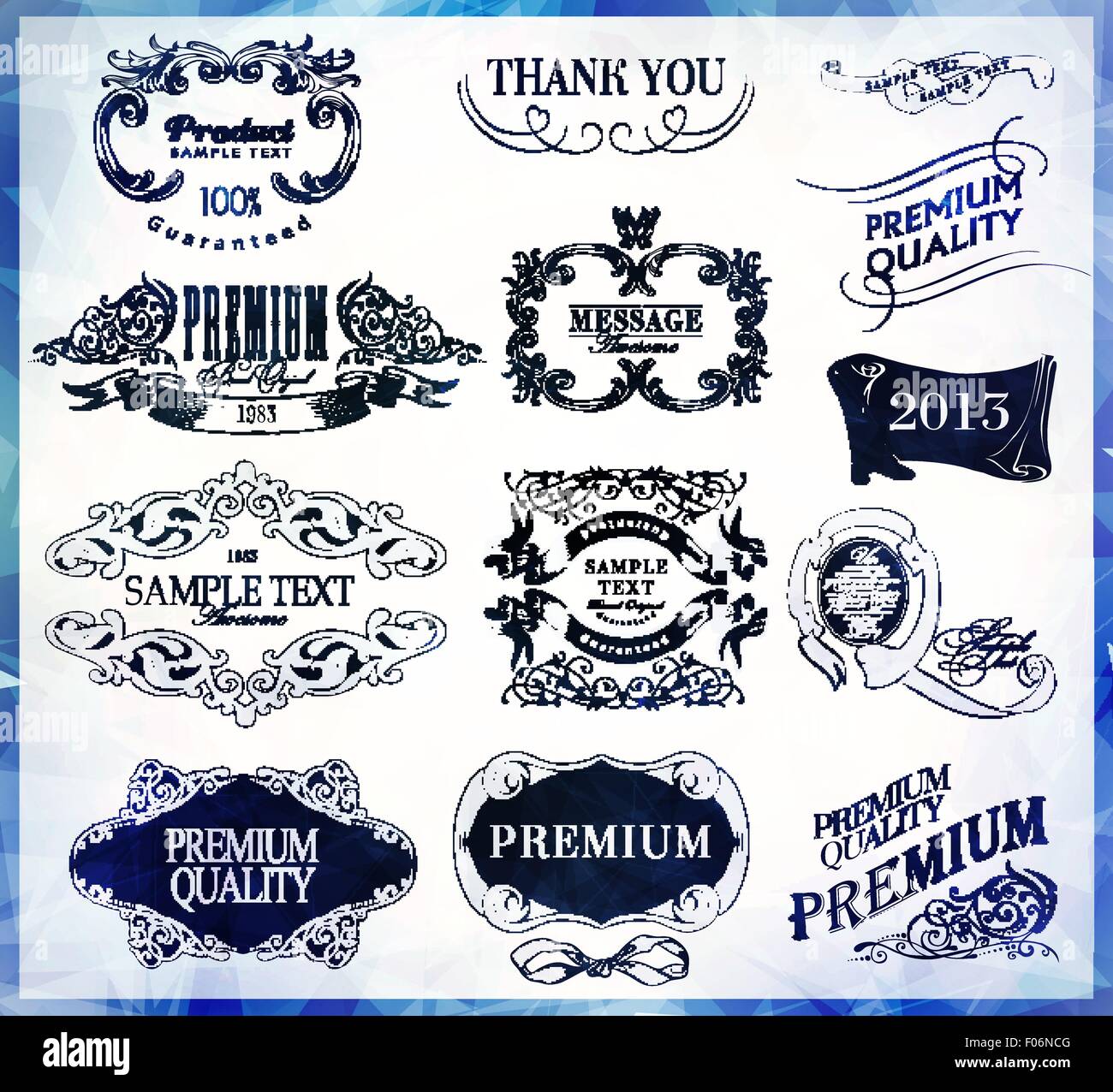 calligraphic design elements Stock Vector Image & Art - Alamy