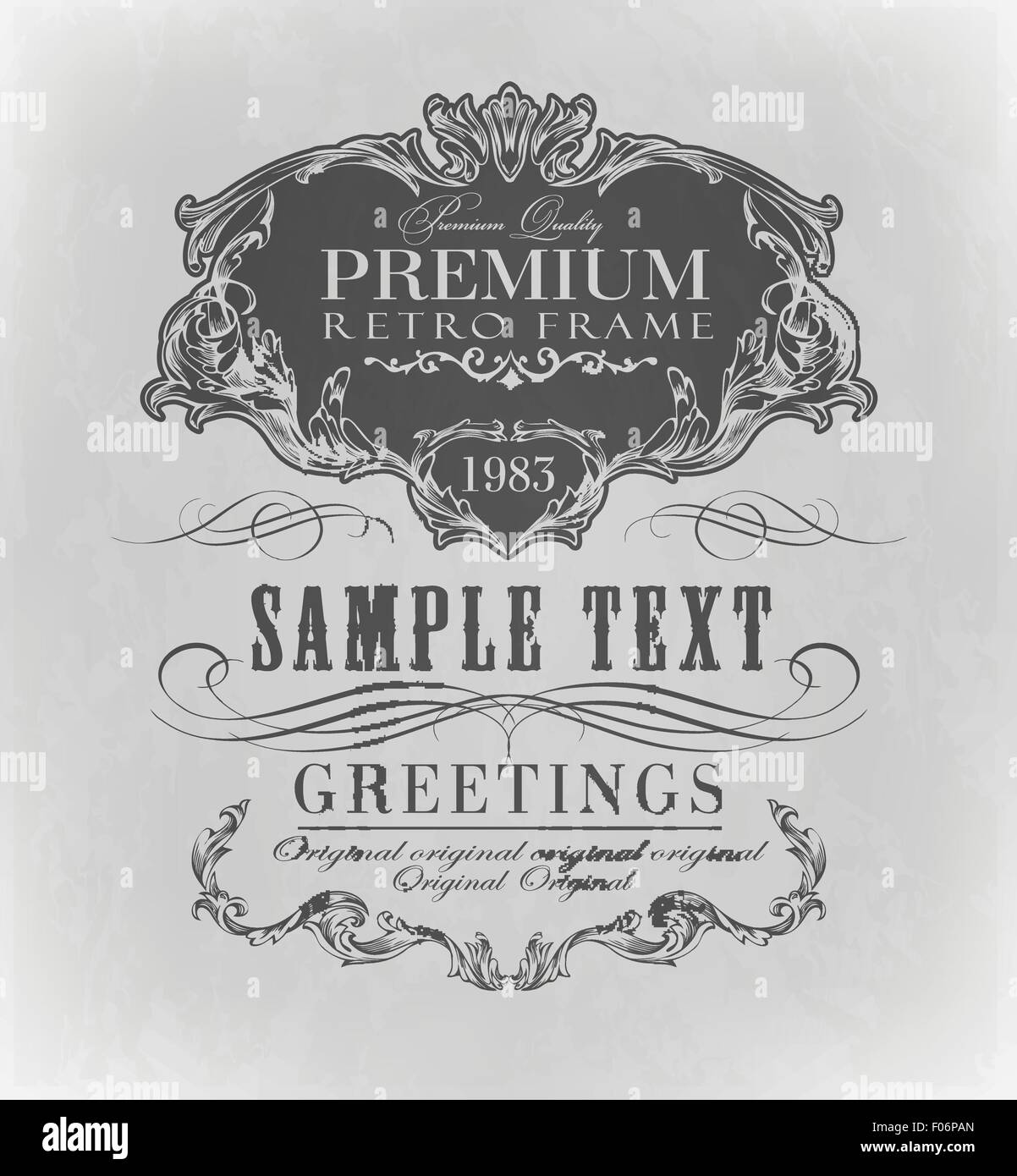 calligraphic design elements Stock Vector Image & Art - Alamy