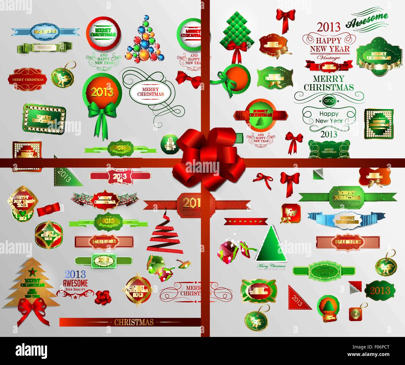 Christmas icons set.Vector illustration Stock Vector Image & Art - Alamy