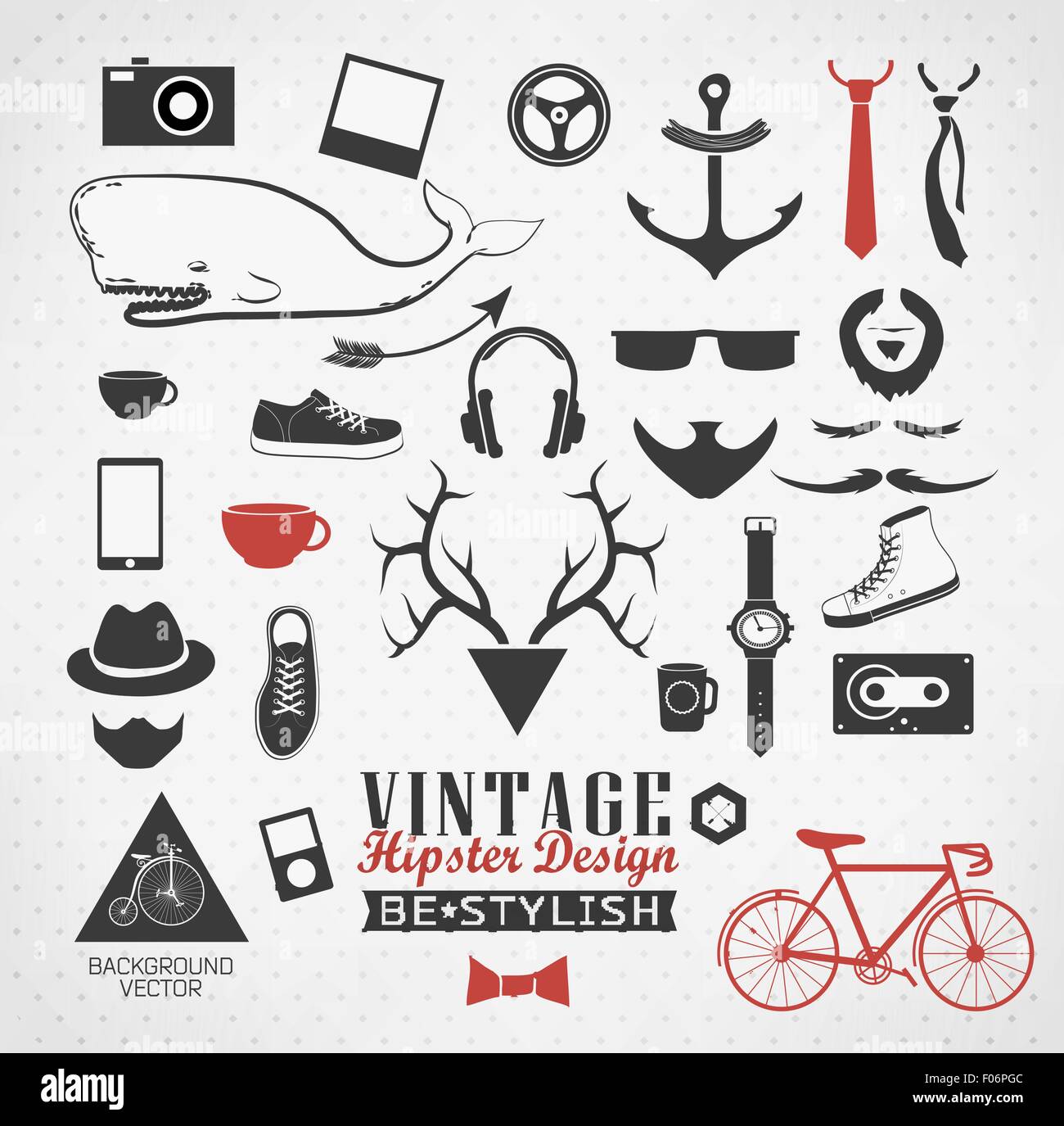 Hipster style elements Stock Vector Image & Art - Alamy