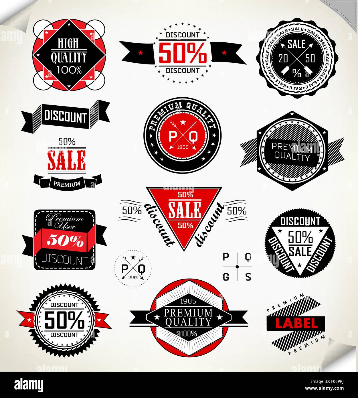 Retro vector label Stock Vector Image & Art - Alamy