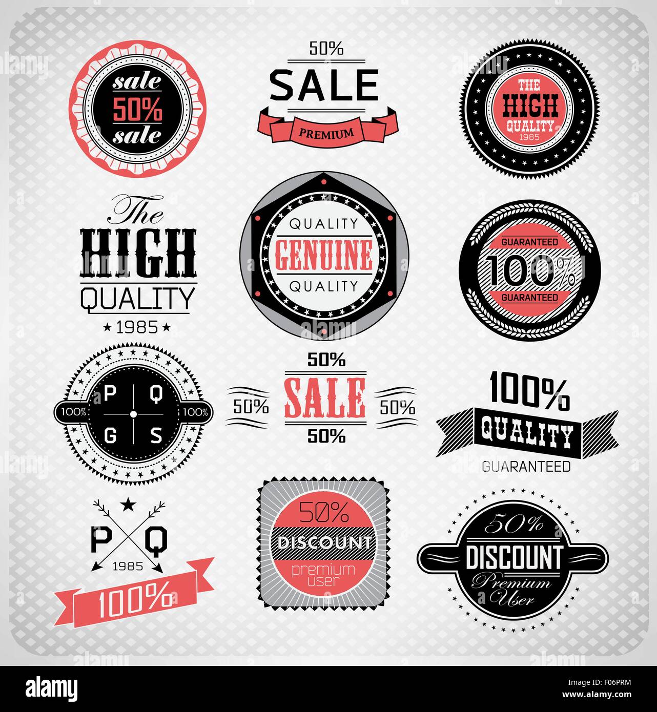 Retro vector label Stock Vector Image & Art - Alamy