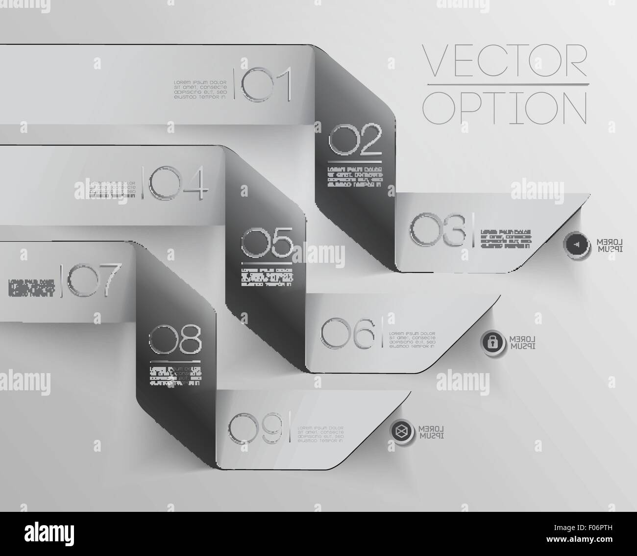 Design elements for options Stock Vector Image & Art - Alamy