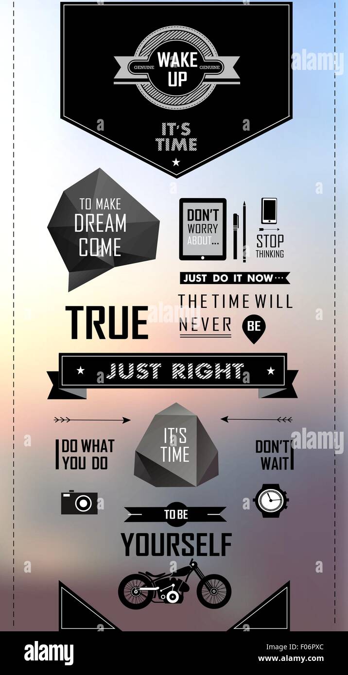 Modern black Quote Stock Vector Image & Art - Alamy
