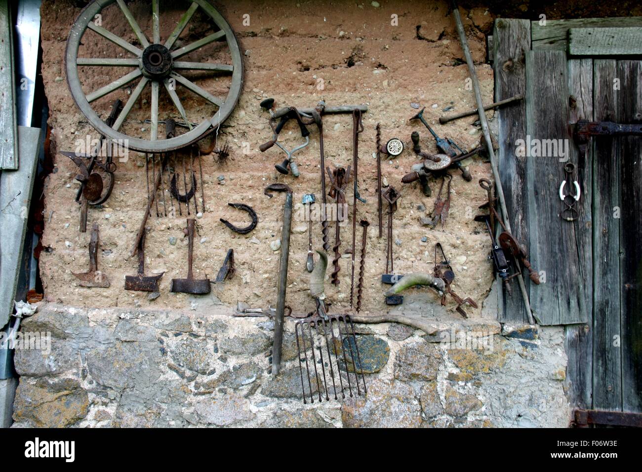 antique tools Stock Photo