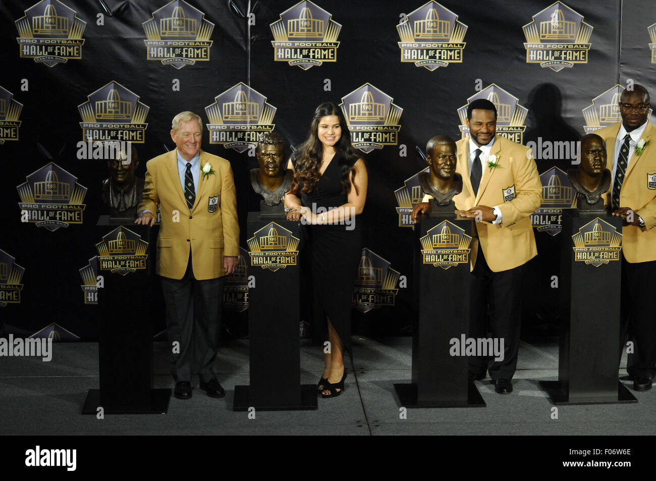 August 8th, 2015: Sydney Seau daughter of Junior Seau during the 2015 Pro  Football Hall of Fame Enshrinement in Canton, OH. Jason Pohuski/CSM Stock  Photo - Alamy